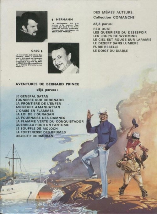 Verso de l'album Bernard Prince Tome 13 Le port des fous
