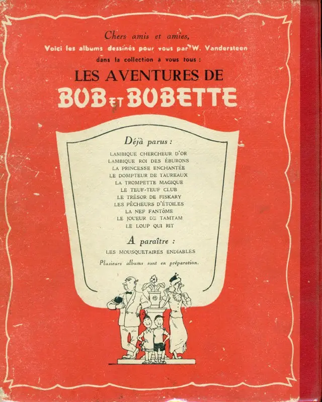 Verso de l'album Bob et Bobette Tome 11 Le loup qui rit