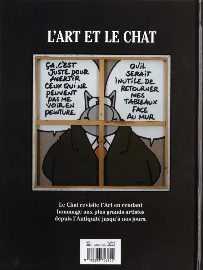 Verso de l'album Le Chat L'Art et le Chat