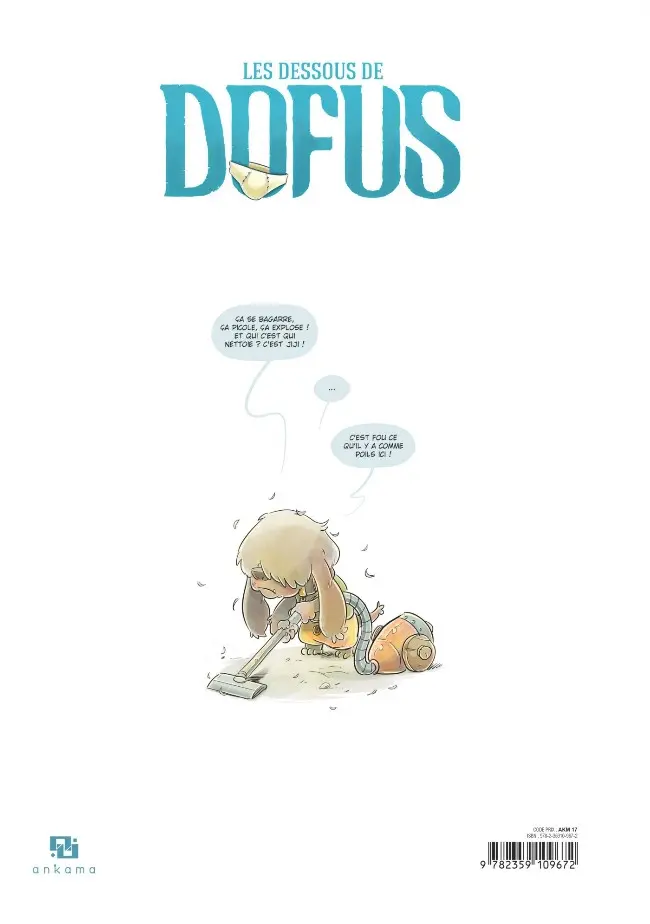 Verso de l'album Dofus Les dessous de Dofus