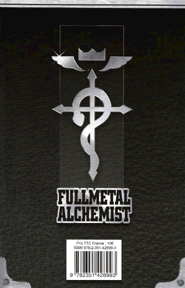 Verso de l'album FullMetal Alchemist VIII Tomes 16-17