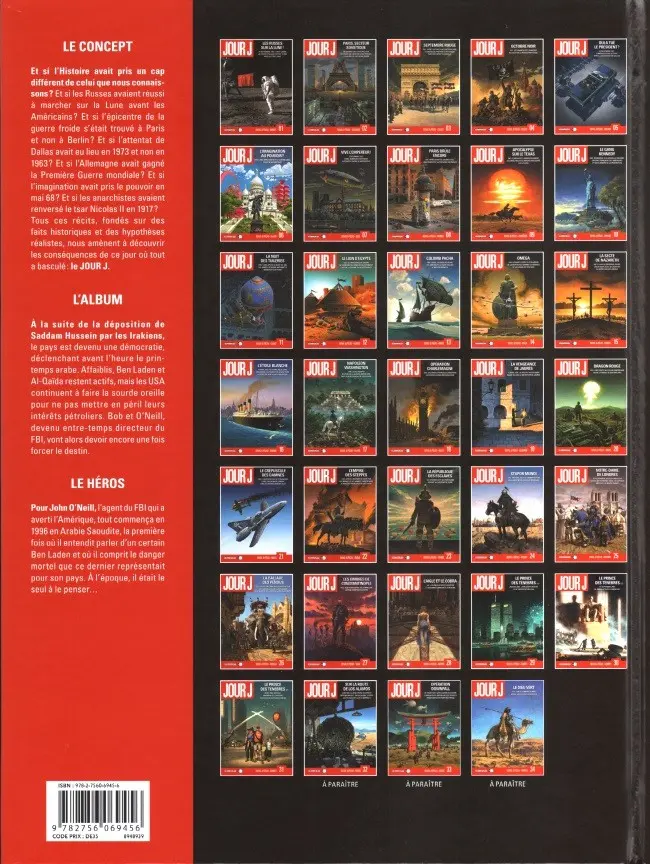 Verso de l'album Jour J Tome 31 Le Prince des Ténèbres 3/3