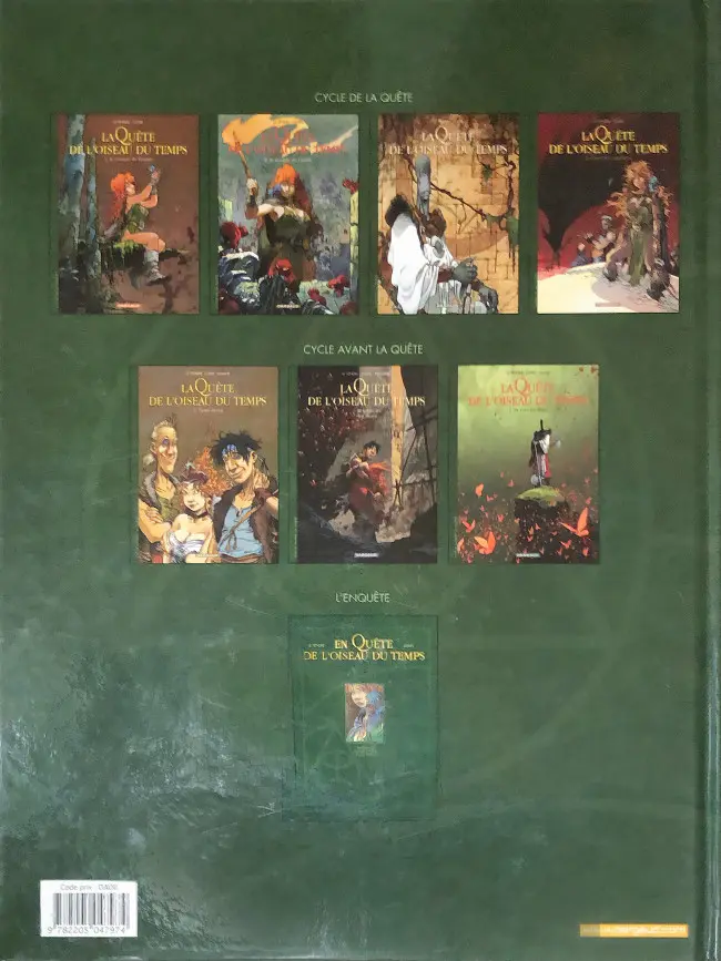 Verso de l'album La Quête de l'oiseau du temps Tome 4 L'œuf des ténèbres