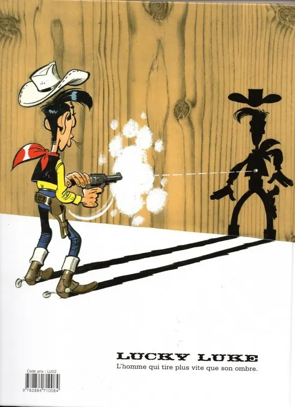 Verso de l'album Lucky Luke Tome 58 L'alibi