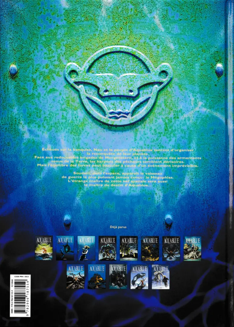 Verso de l'album Aquablue Tome 3 Le Mégophias
