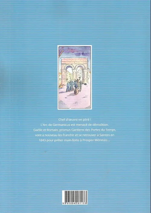 Verso de l'album Les Portes du temps Tome 2 Le sauvetage de l'arc