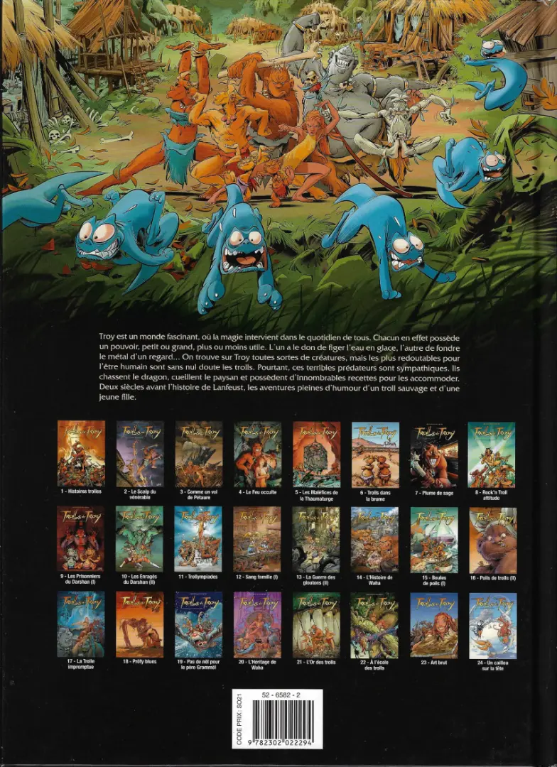 Verso de l'album Trolls de Troy Tome 16 Poils de trolls (II)