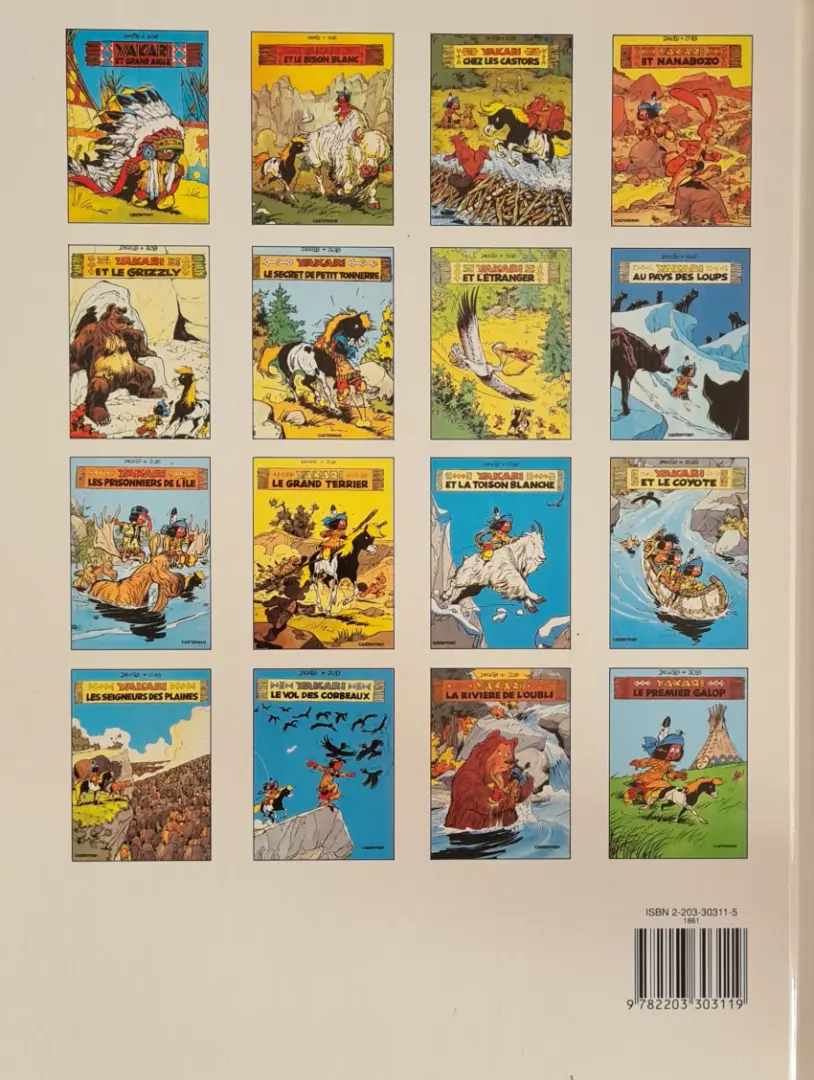 Verso de l'album Yakari Tome 11 Yakari et la Toison blanche
