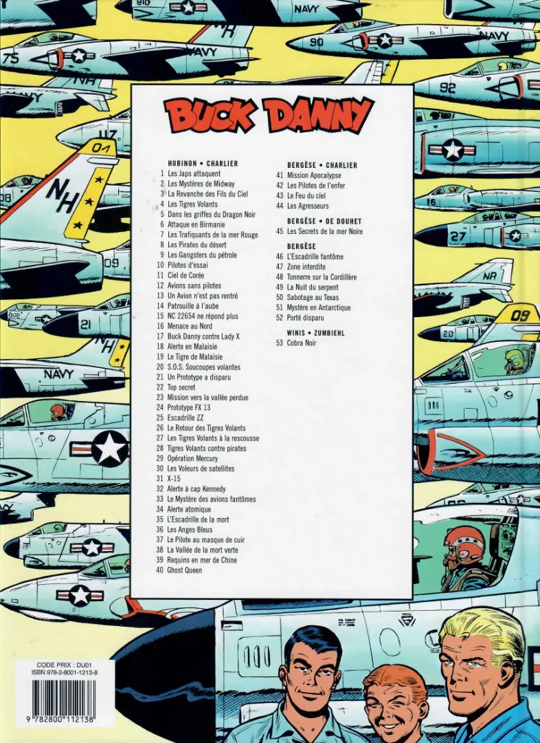 Verso de l'album Buck Danny Tome 17 Buck Danny contre Lady X
