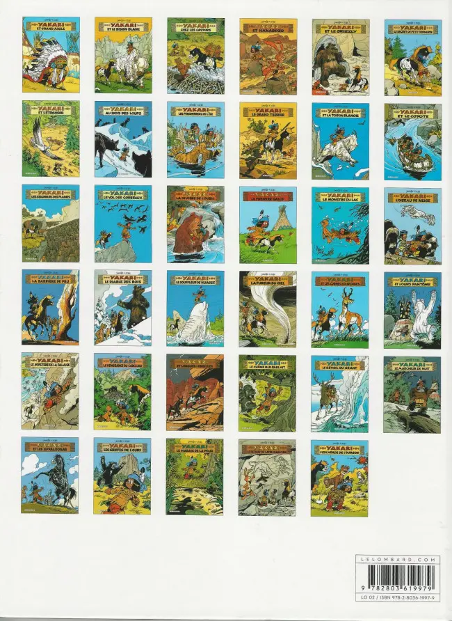 Verso de l'album Yakari Tome 30 Le marcheur de nuit