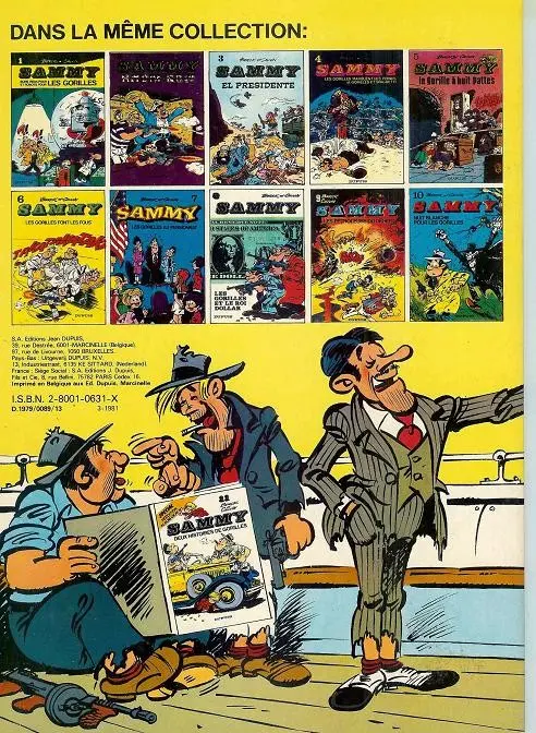 Verso de l'album Sammy Tome 12 L'élixir de jeunesse