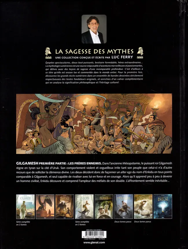 Verso de l'album Gilgamesh Tome 1/3 Les frères ennemis