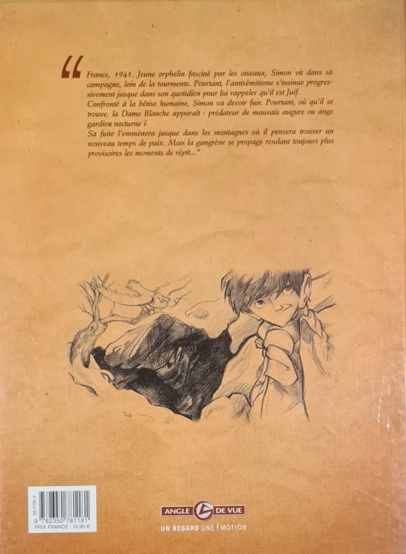 Verso de l'album L'Envolée sauvage Tome 1 La Dame Blanche
