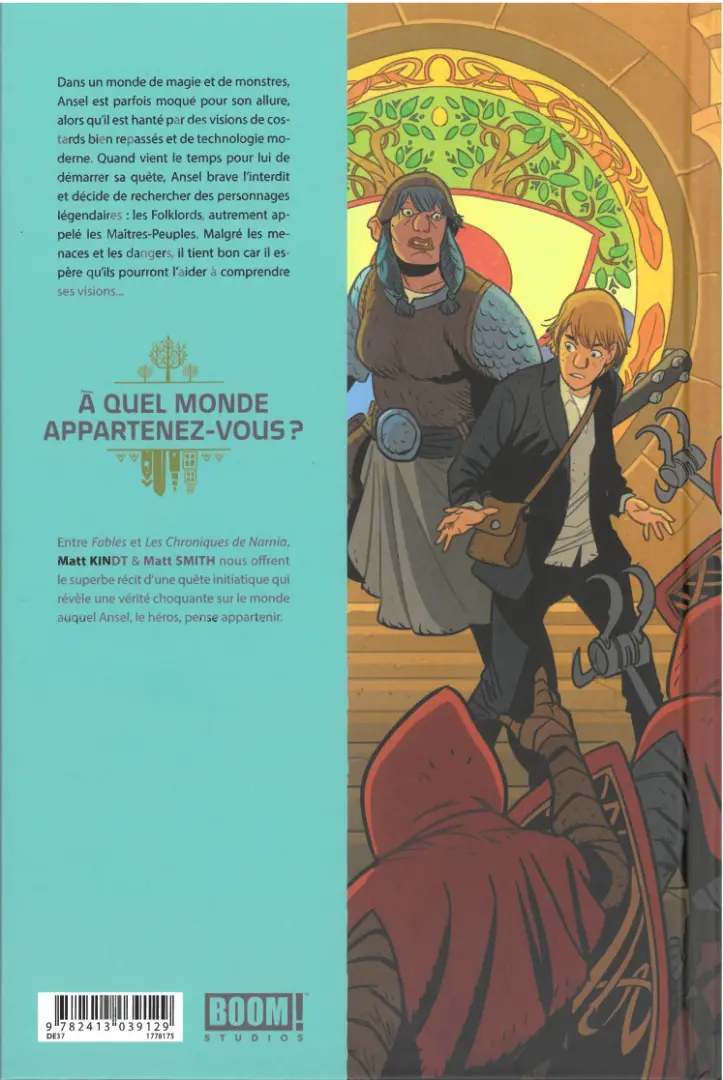 Verso de l'album Folklords Tome 1