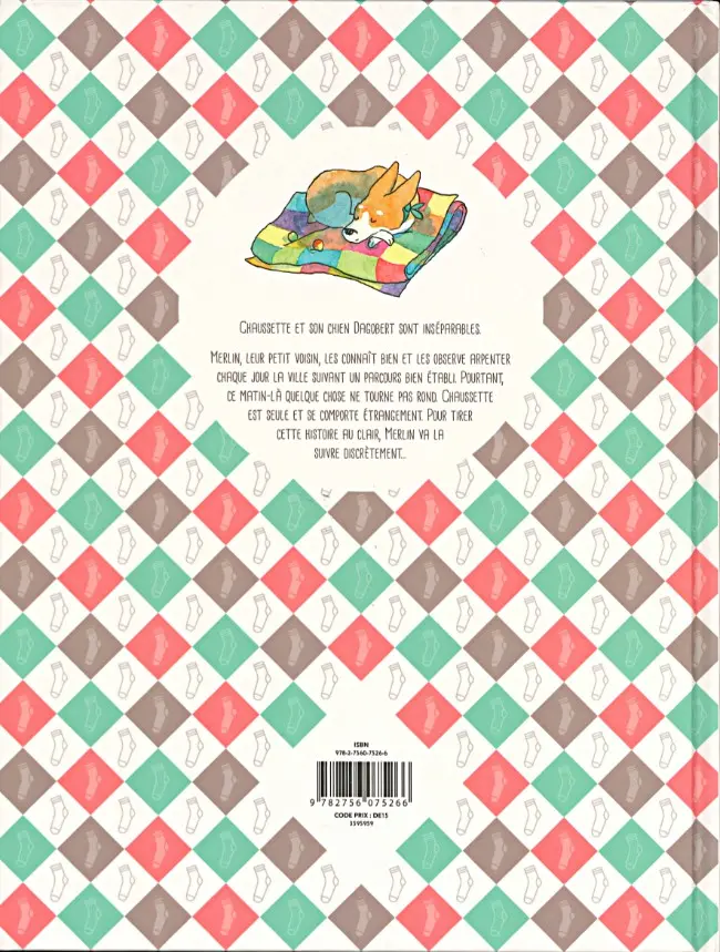 Verso de l'album Chaussette