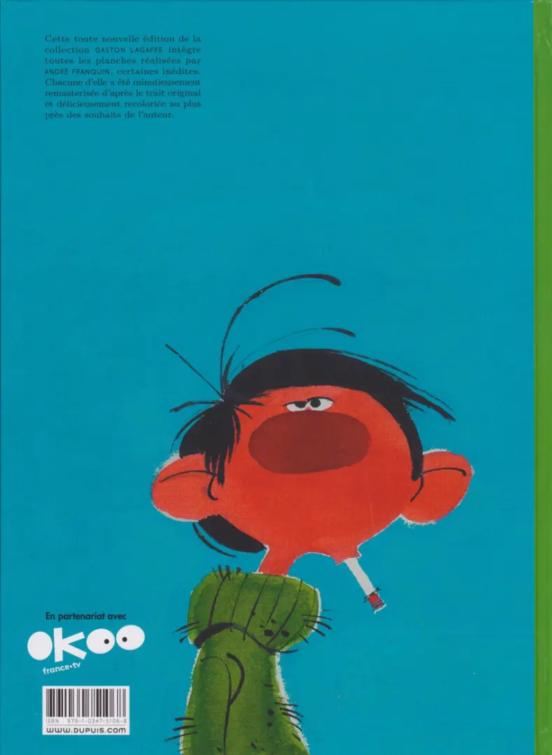 Verso de l'album Gaston Tome 1 Gare aux gaffes