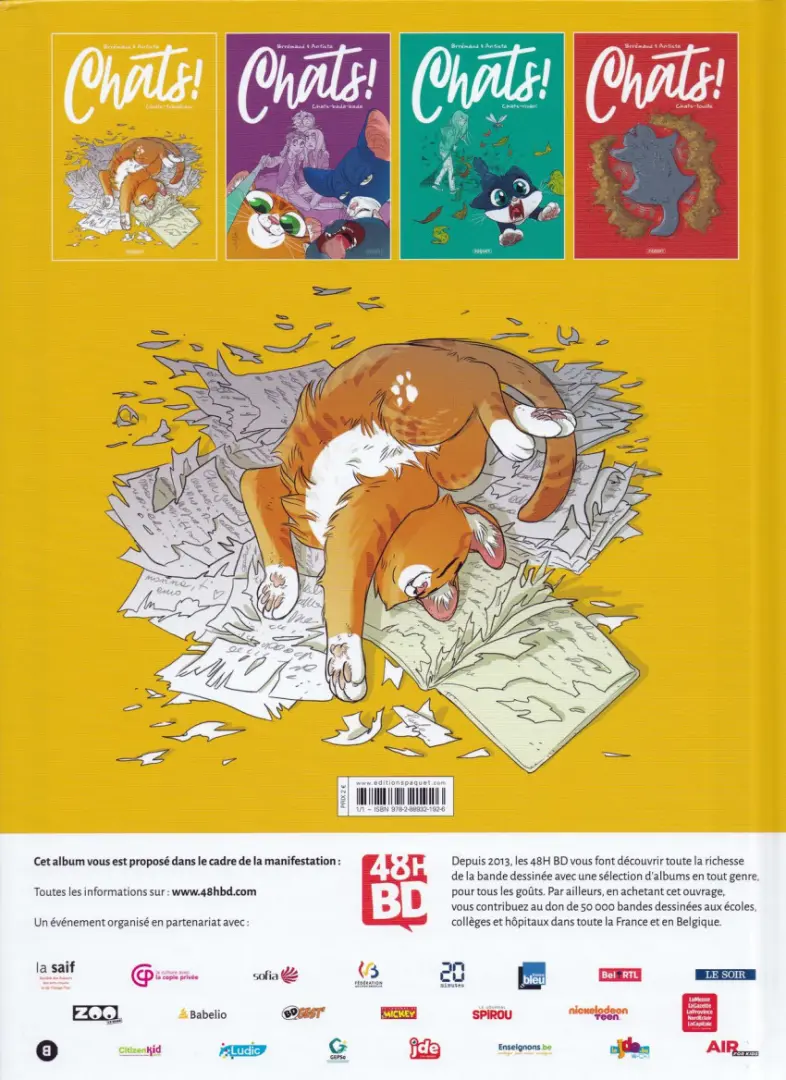 Verso de l'album Chats ! Tome 1 Chats-tchatcha