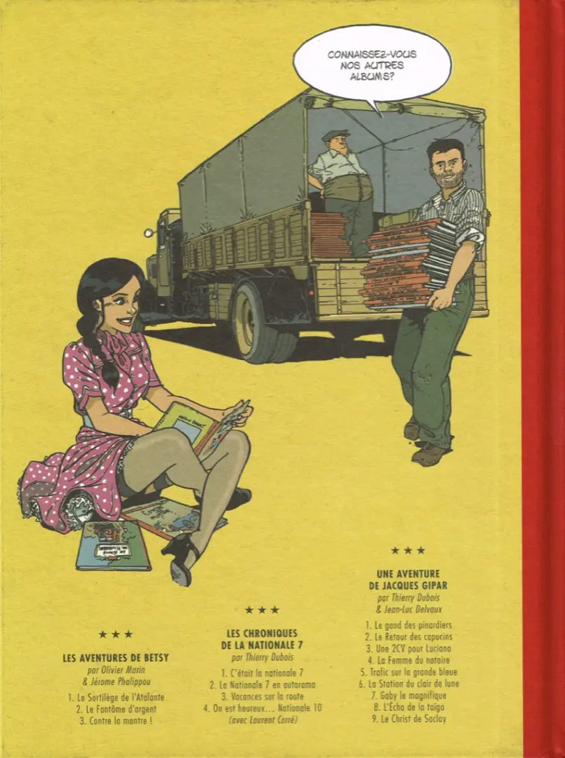 Verso de l'album Le merlu Tome 1 Les routes de la défaite