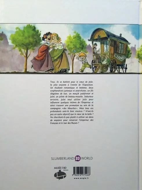 Verso de l'album La Fille de l'exposition universelle Tome 2 Paris 1867