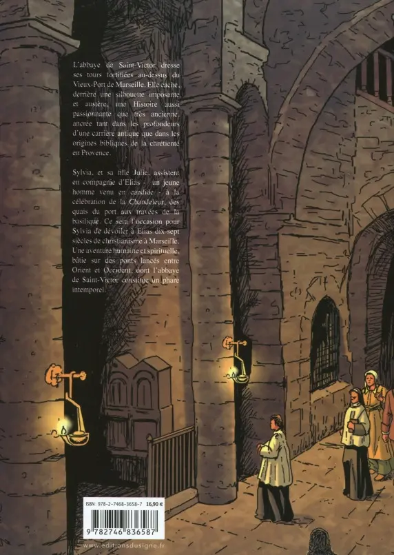 Verso de l'album L'abbaye de Saint-Victor 17 siècles de christianisme à Marseille
