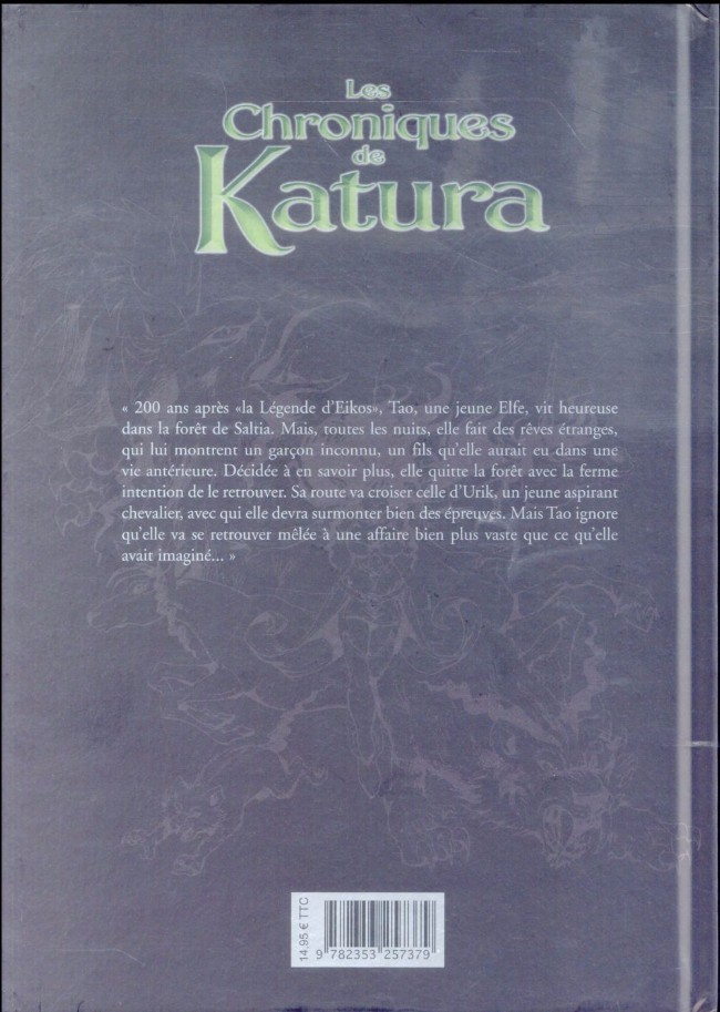 Verso de l'album Les Chroniques de Katura Tome 2 Tao