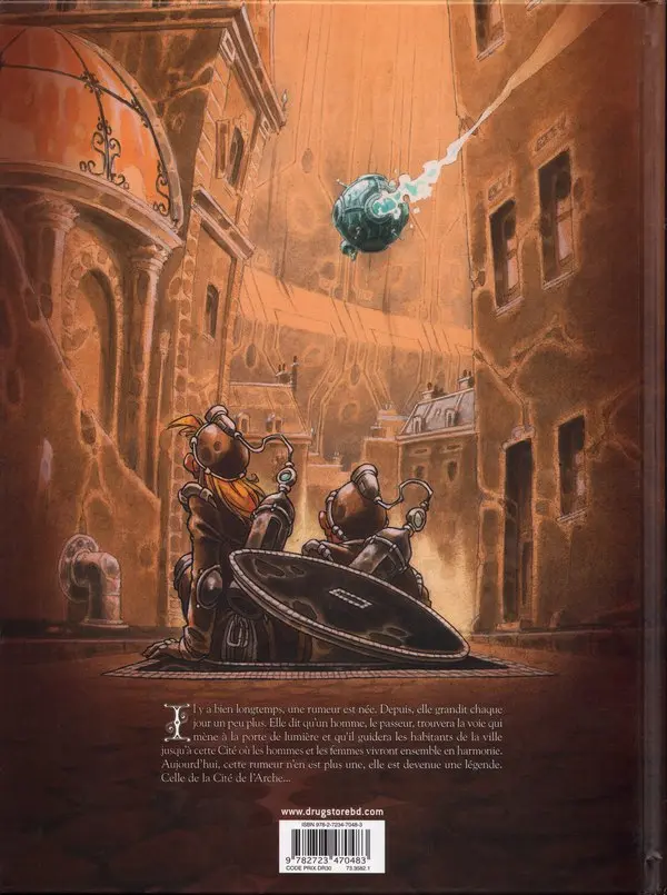 Verso de l'album La Cité de l'Arche Tome 1 Ville Lumière