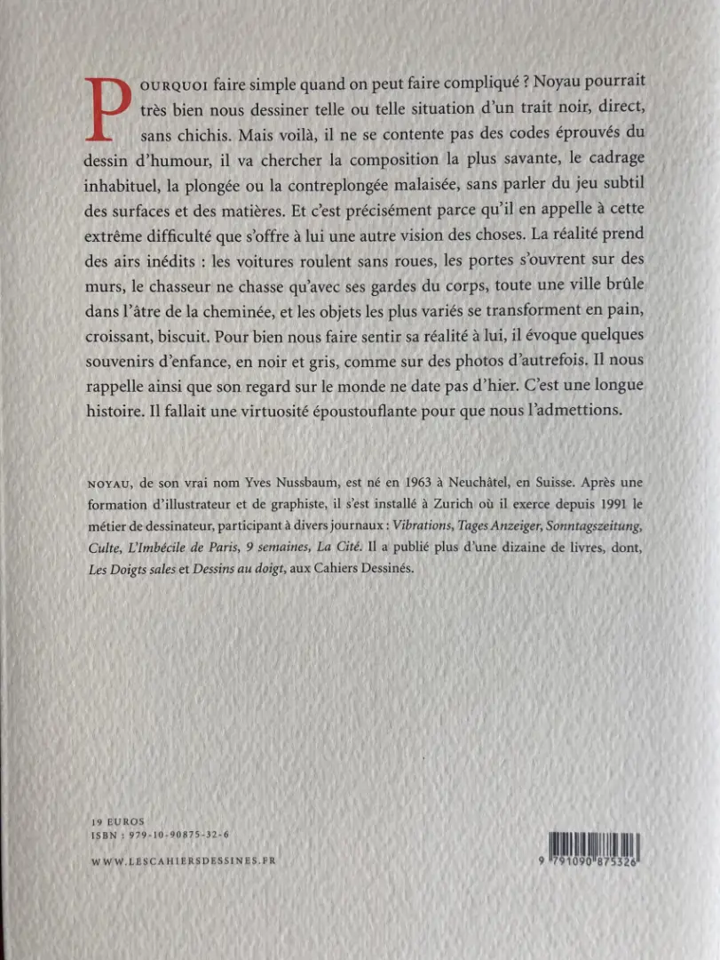 Verso de l'album L'art de vivre