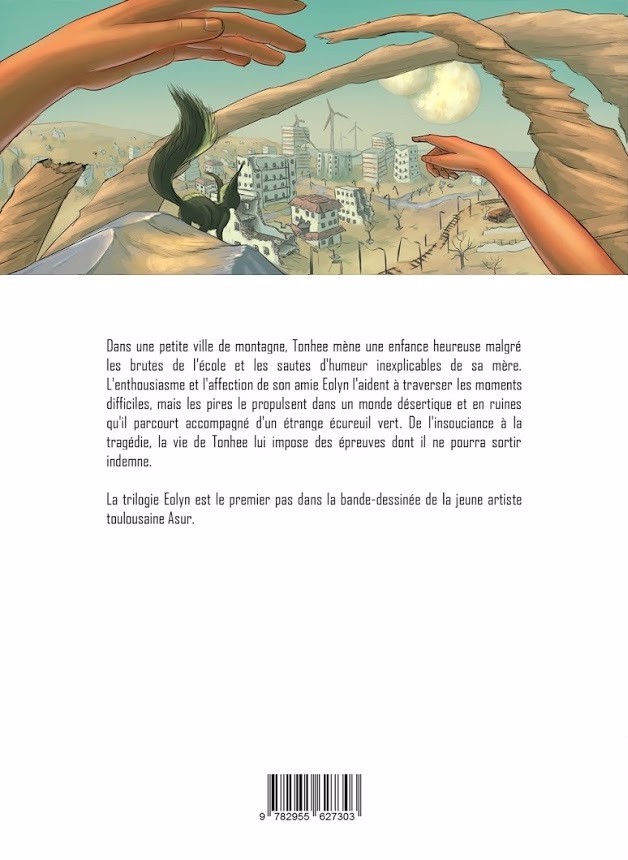 Verso de l'album Eolyn Tome 1