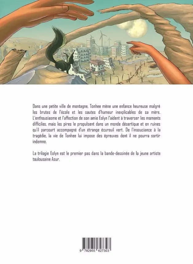 Verso de l'album Eolyn Tome 1