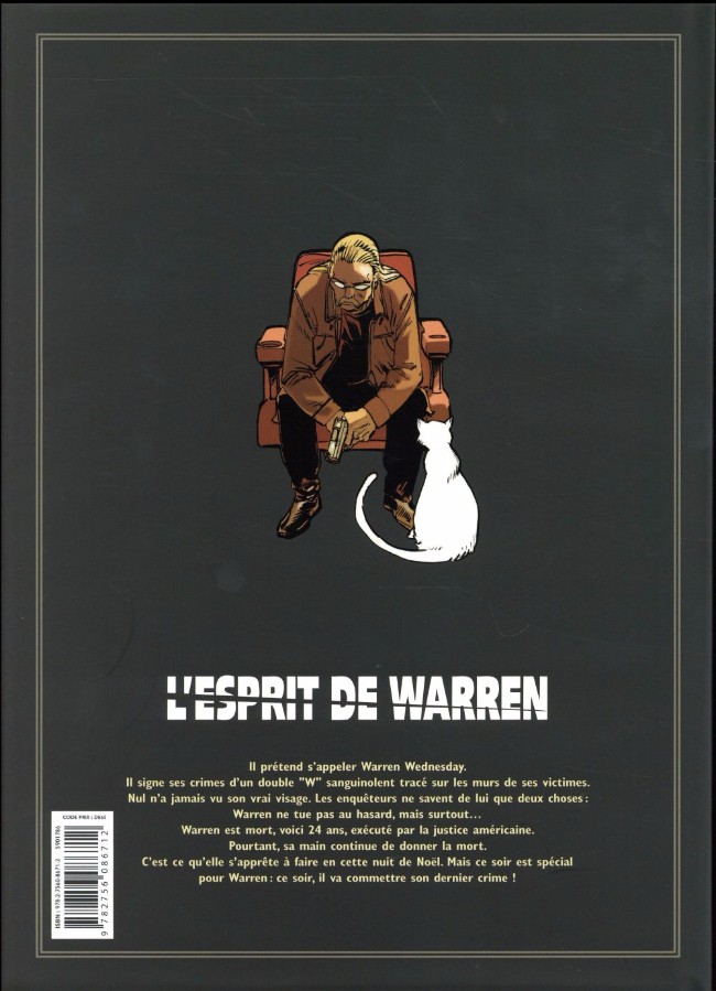 Verso de l'album L'Esprit de Warren Édition intégrale