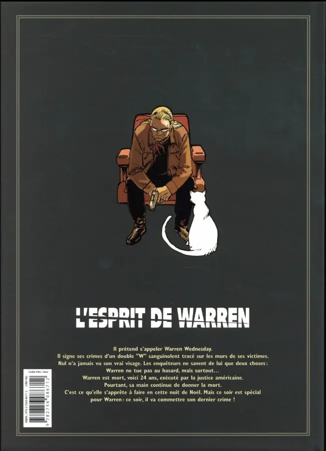 Verso de l'album L'Esprit de Warren Édition intégrale