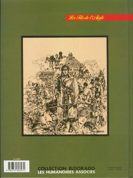 Verso de l'album Les Fils de l'aigle Tome 3 Les sables de Denderah