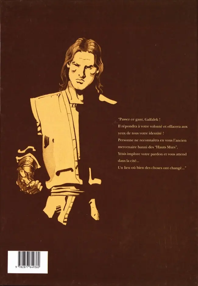 Verso de l'album Galfalek Tome 1 Le gant de l'oubli