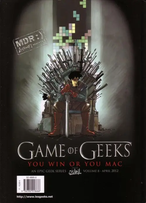 Verso de l'album Les Geeks Tome 8 Vers l'∞ et au-delà !