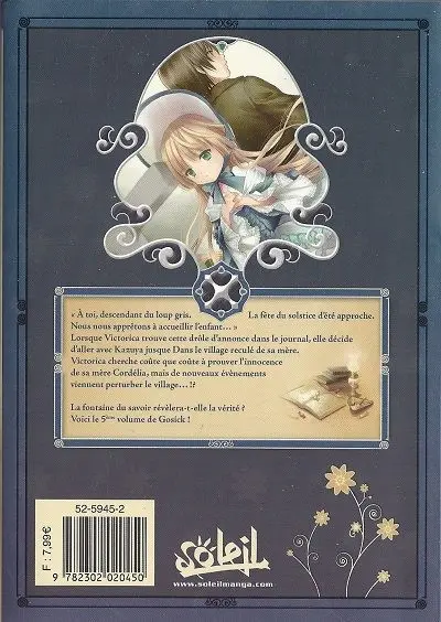 Verso de l'album Gosick 5