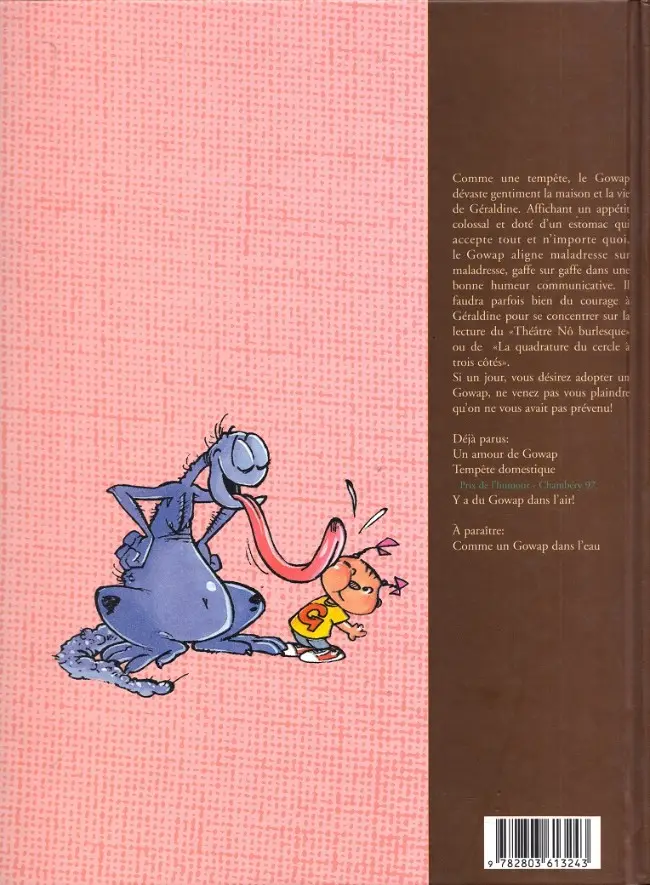 Verso de l'album Le Gowap Tome 3 Y'a du Gowap dans l'air