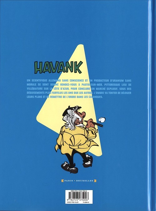 Verso de l'album Une aventure de Havank Tome 2 L'Ombre prend le voile