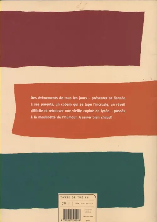 Verso de l'album À boire & à manger