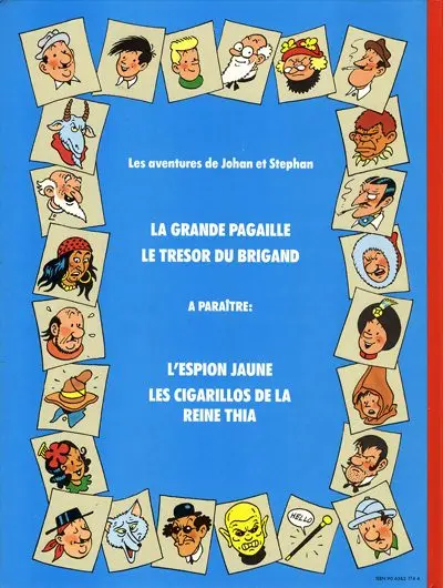 Verso de l'album Johan et Stephan Tome 2 Le trésor du brigand