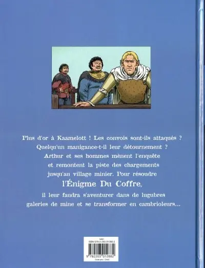 Verso de l'album Kaamelott Tome 3 L'énigme du coffre