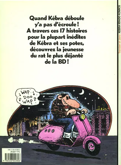 Verso de l'album Kebra Tome 5 Kebra krado komix