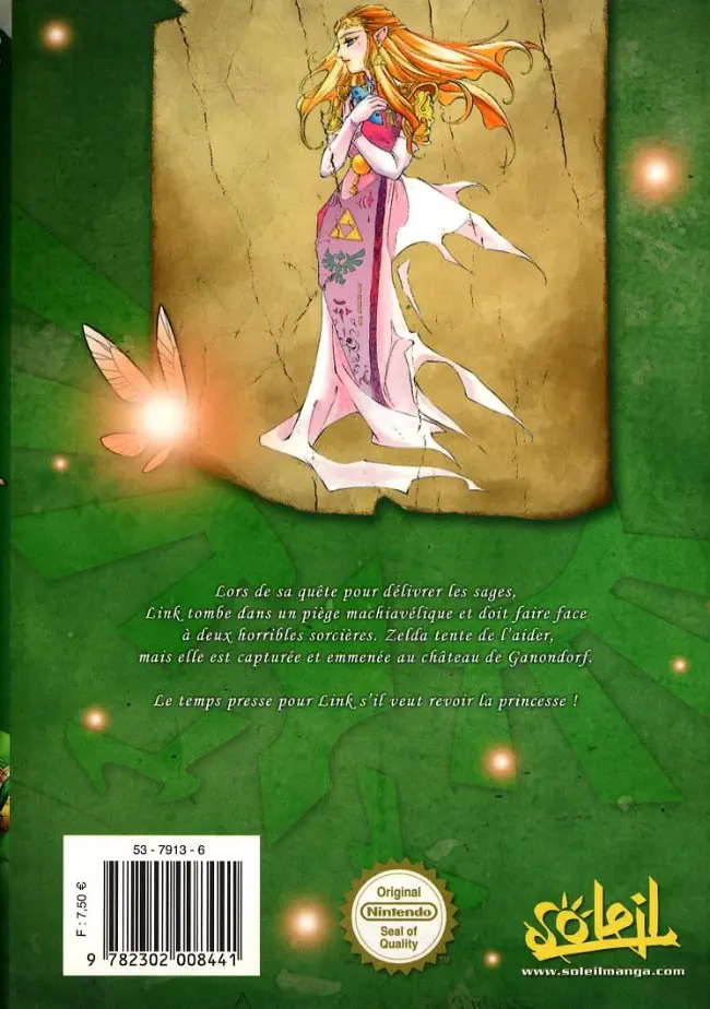 Verso de l'album The Legend of Zelda 3 Ocarina of time 2