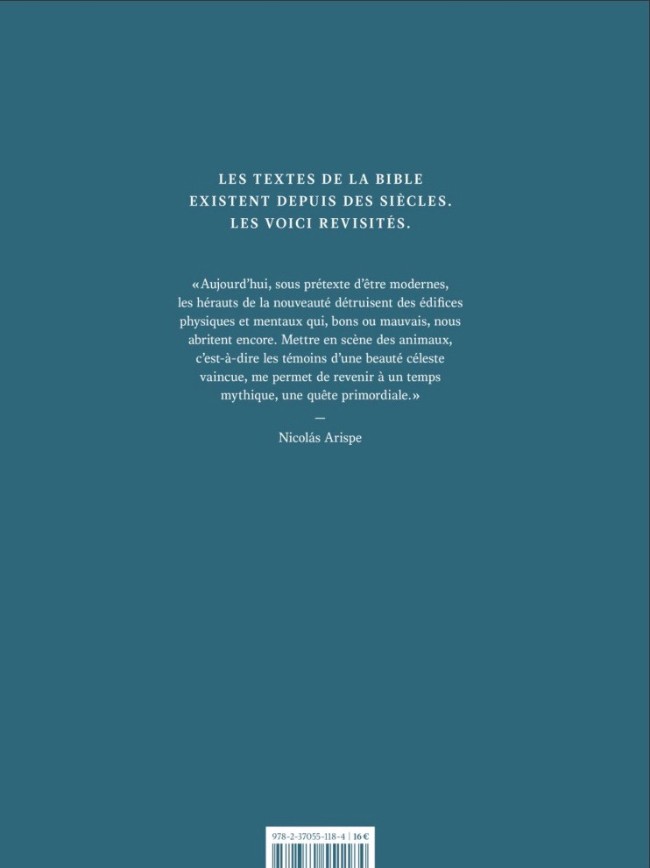 Verso de l'album Le Livre