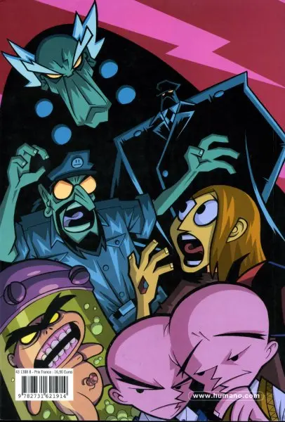 Verso de l'album Mortis Junior Tome 2 L'été meurtrier