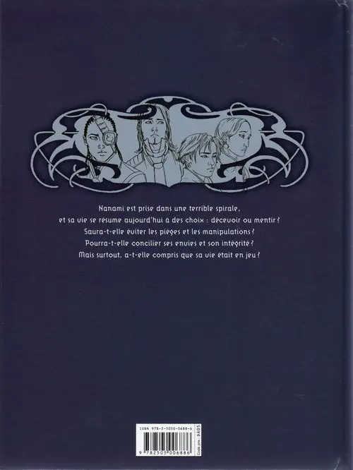 Verso de l'album Nanami Tome 3 Le royaume invisible