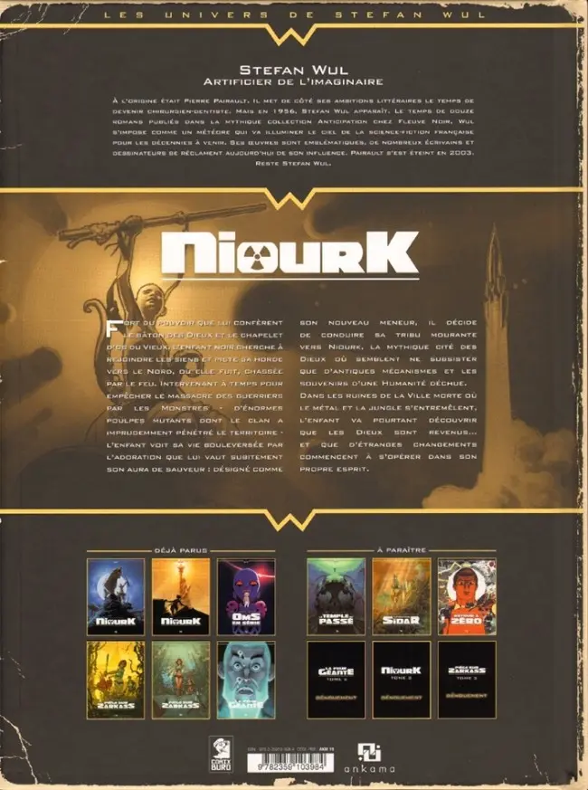 Verso de l'album NiourK Tome 2 La Ville