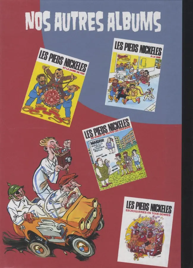 Verso de l'album Les Pieds Nickelés Tome 5 Escroqueries en tous genres