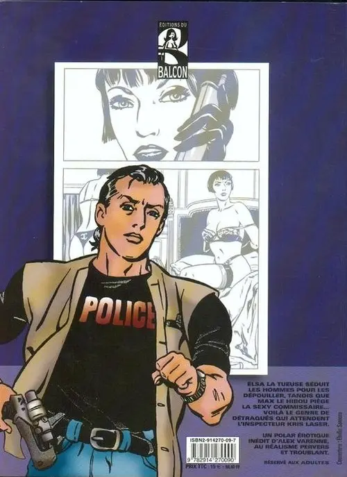 Verso de l'album Police by night Tome 2 Police by night 2
