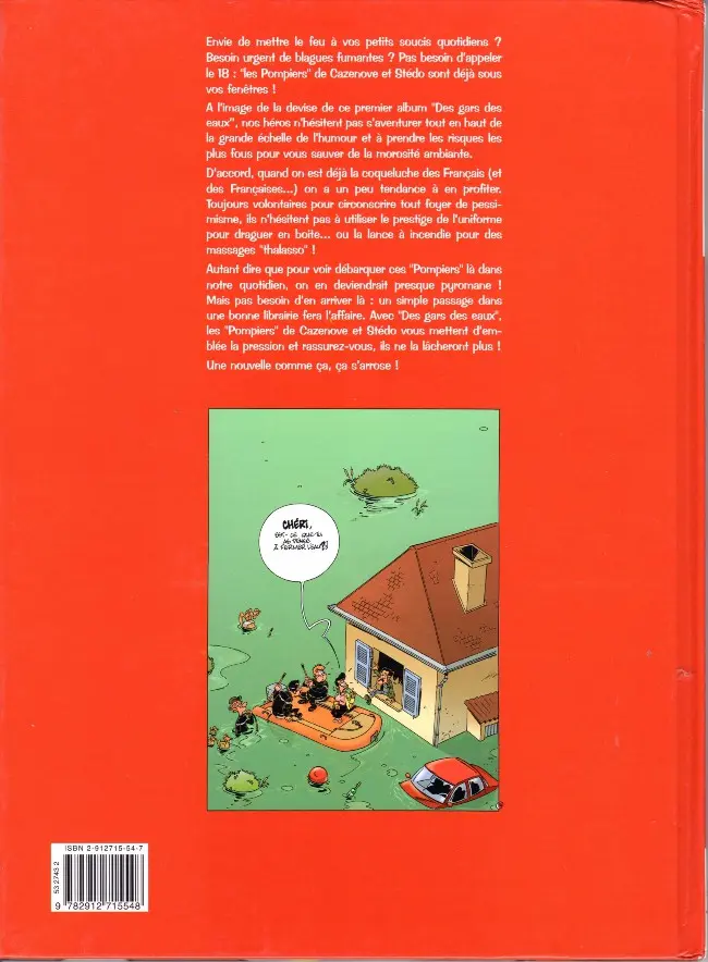 Verso de l'album Les Pompiers Tome 1 Des gars des eaux
