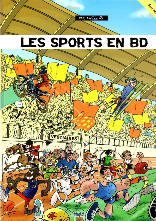 Couverture de l'album Les Sports en BD 1ère mi-temps